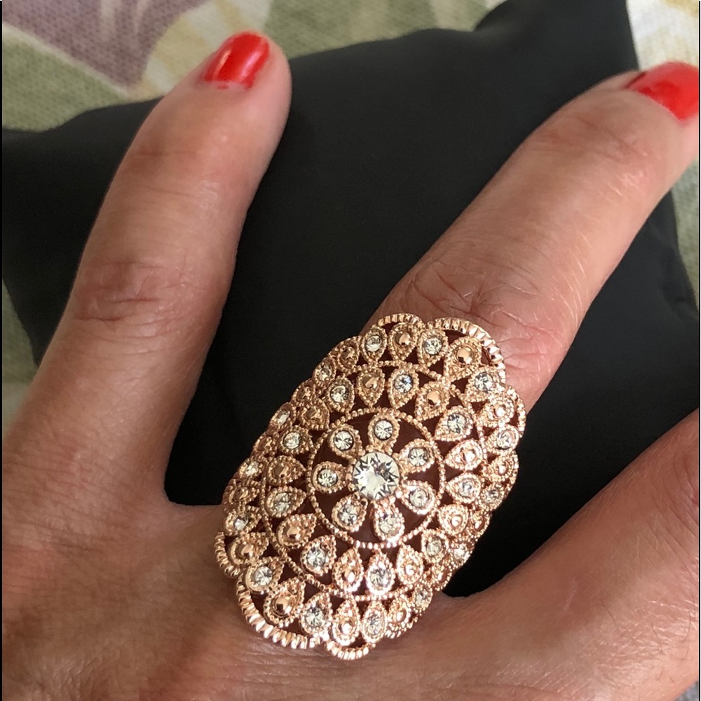 Fashion Rose Gold tone Ring